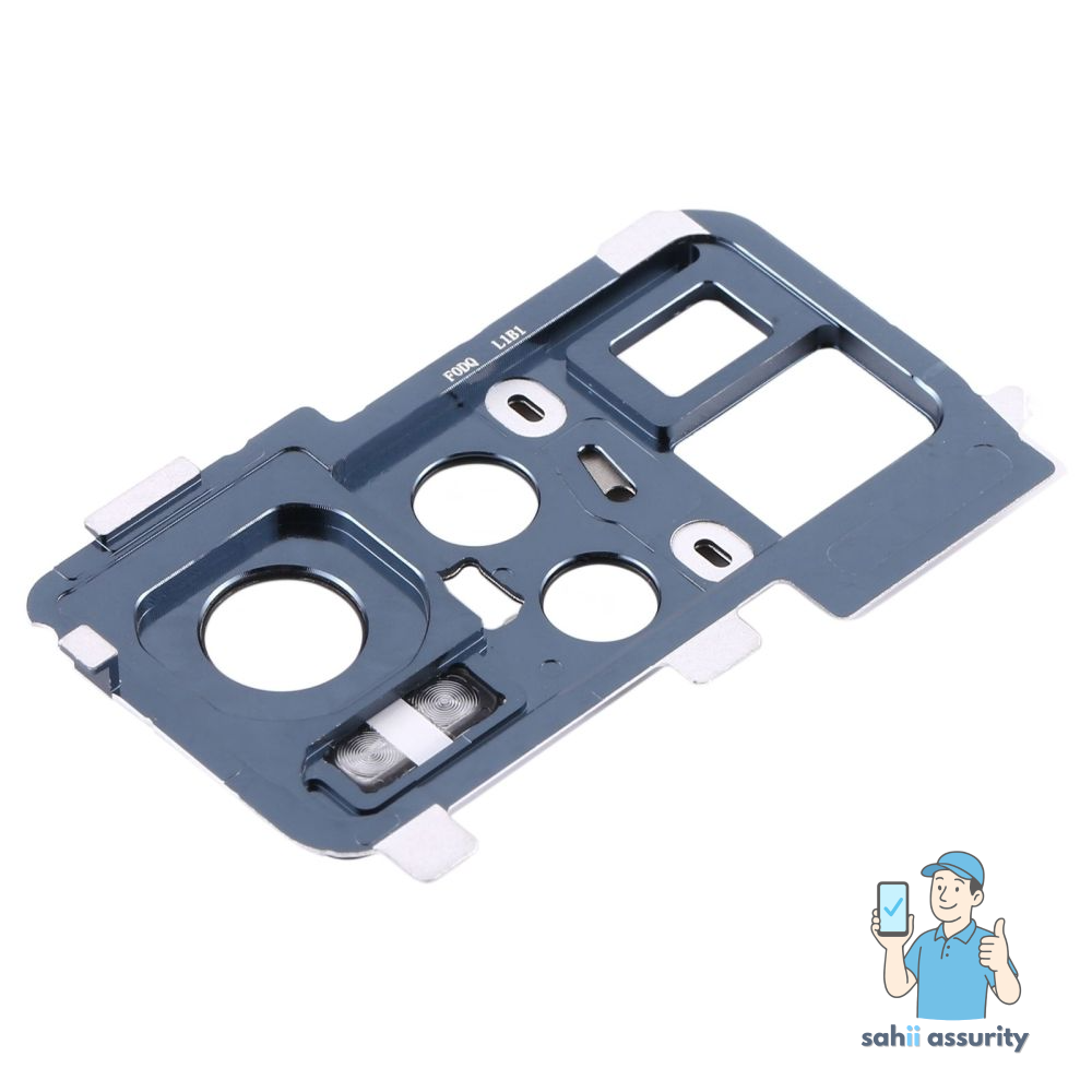 Camera Lens Glass with Frame for Vivo X50 Pro Plus Black thumbnail